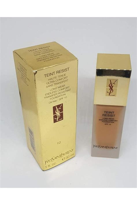 Yves Saint Laurent TEINT RESIST Long Wear Endless Comfort 